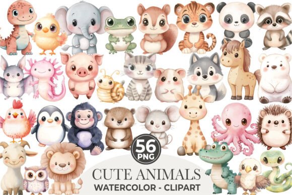 Download Cute Animals Clipart, Baby Animals PNG - Baby animals png Collection