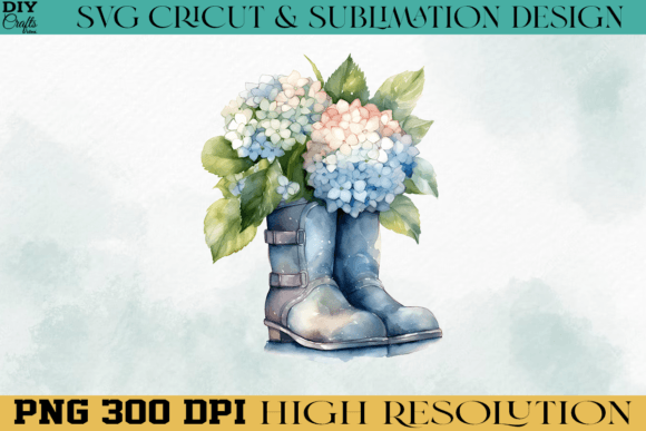 Download Flowers Shoes PNG Watercolor Design - Shoes png Collection