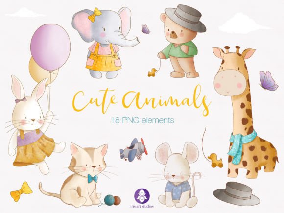 Download Cute Animals Clipart, Baby Animals PNG - Baby animals png Collection