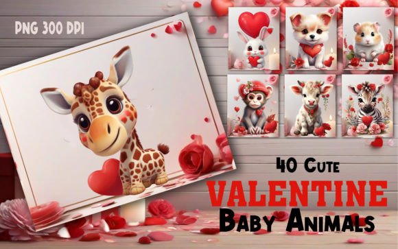Download Valentine Baby Animals PNG Clipart - Baby animals png Collection