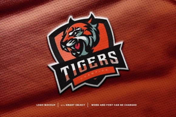 Download Orange Tiger Logo with Text Editable - Tiger logo Collection